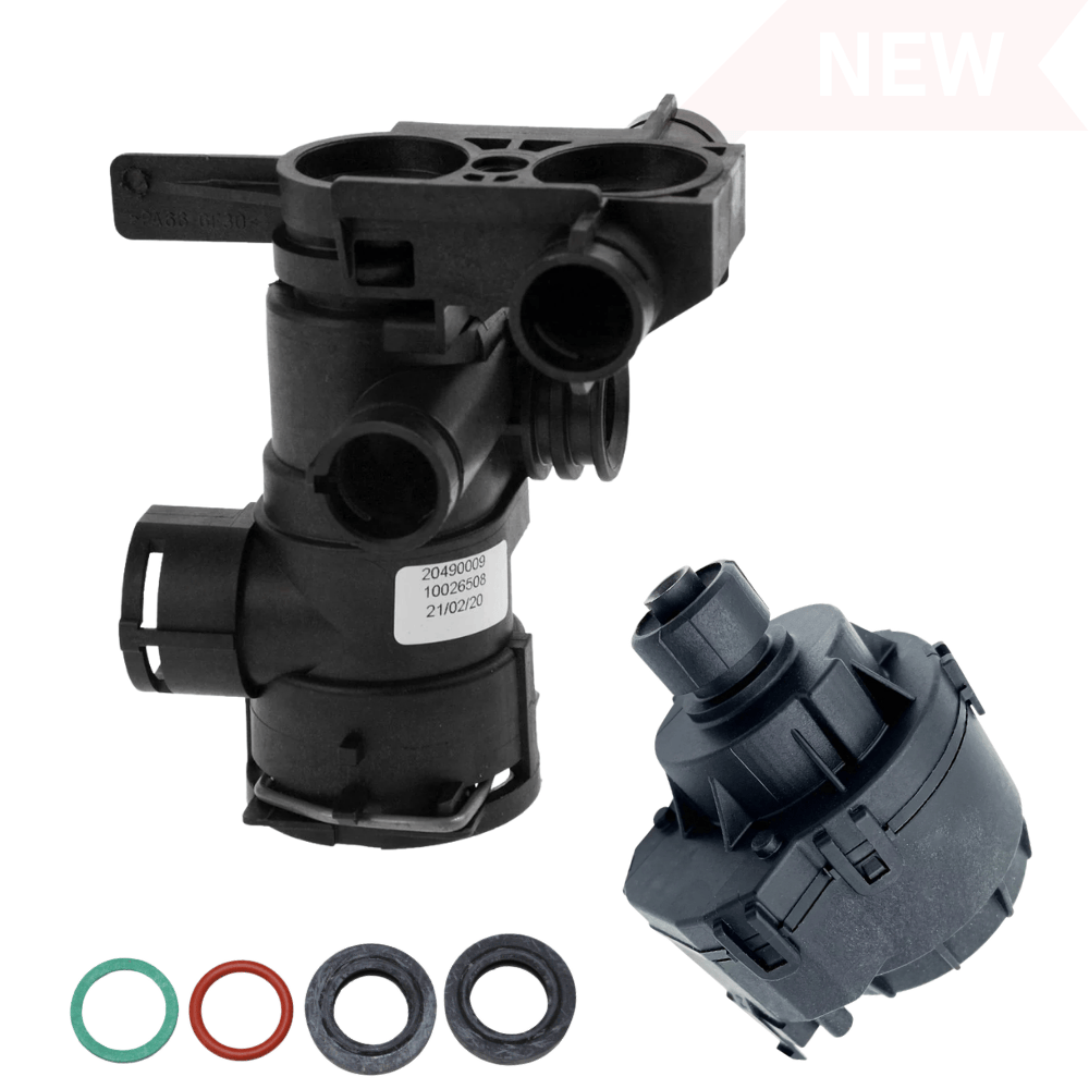 Vokera 10026508 3 way valve kit with manifold and 20024841 motor