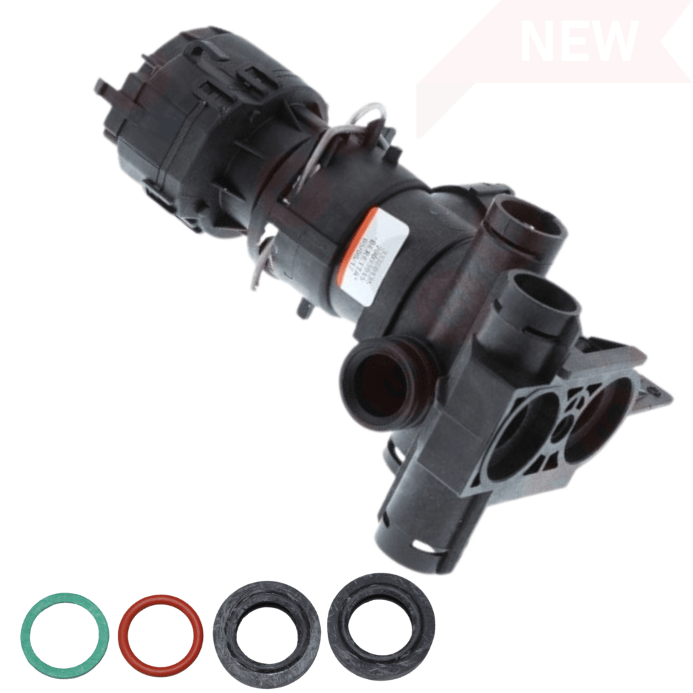 Vokera 10026508 3 way valve kit with manifold and 20024841 motor