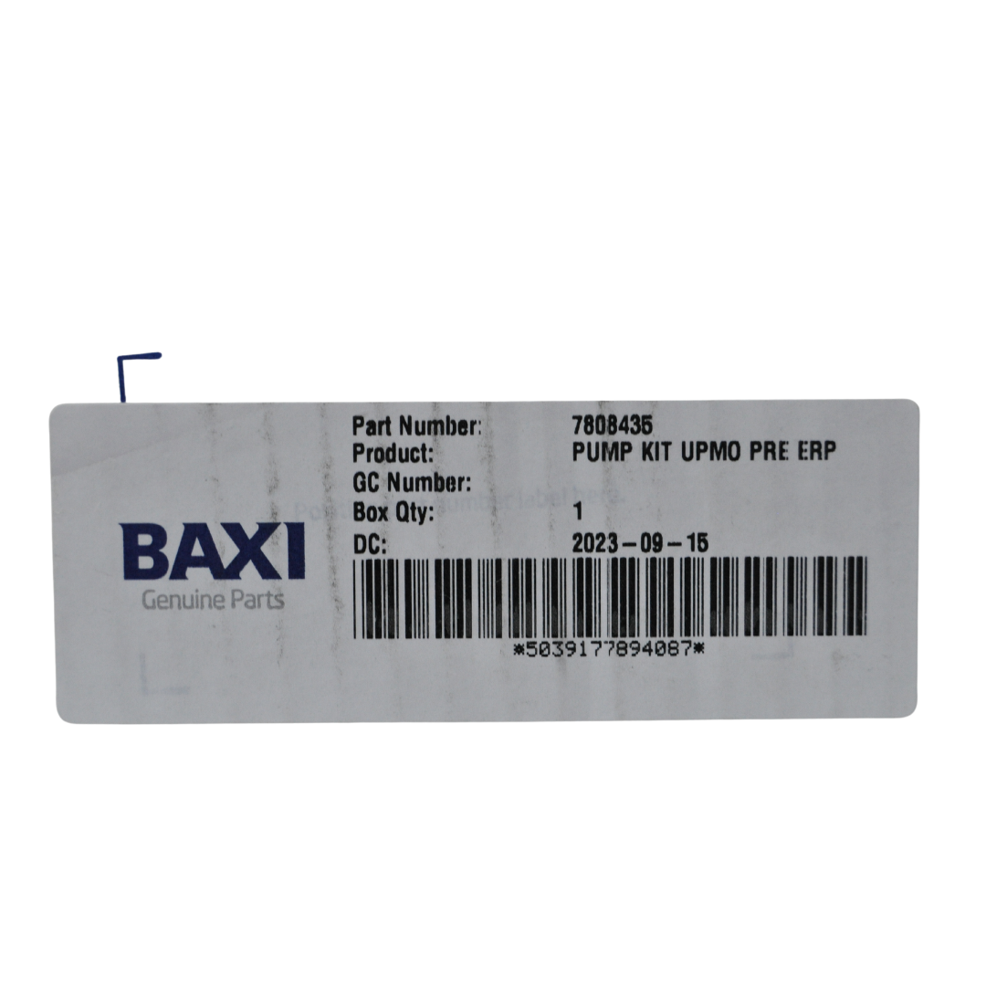 Baxi 7808435 Pump Kit UPMO PRE ERP ? Genuine Replacement - Image 4