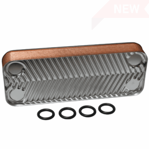 axi 7683965 DHW 12 PTP Exchanger Assembly. Compatible with Baxi 624/630/825/830, Main Eco Compact, and Potterton Combi boilers