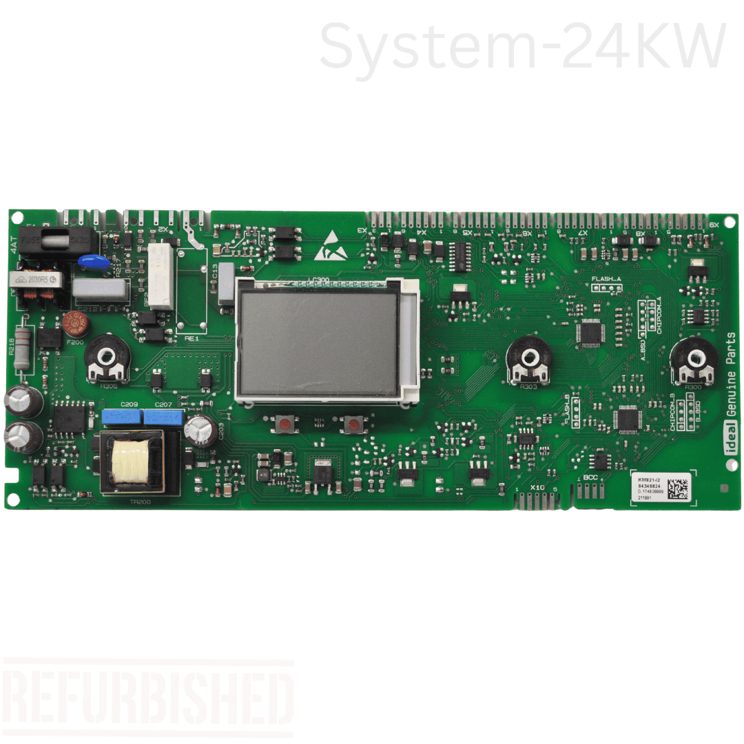 OZ. – Ozone Ideal Keston 179038 PCB KM821 I2 Kit Refurbished Boiler PCB