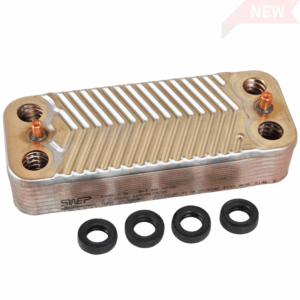 Alpha 3.021693 DHW 16 Plate Heat Exchanger – Fits Intec 28X & 30C Boilers (New)