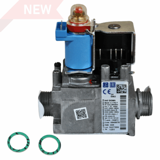 Ideal 172611 Gas Valve with 2 Gaskets