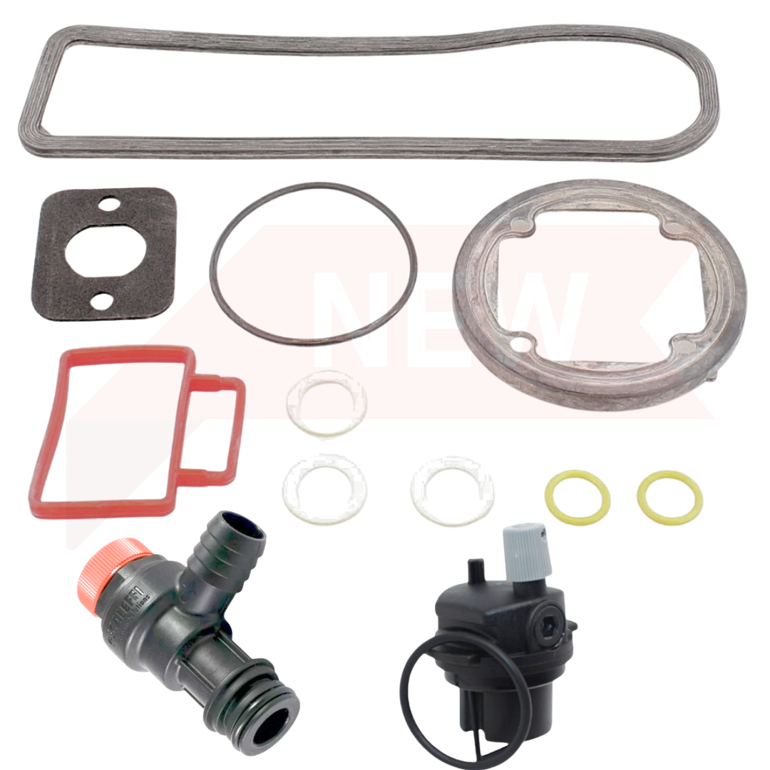 Alpha Eco 2 and Intec 2 Boiler Service Kit Seals 3.025324 PRV 1.028561 Auto Air Vent 1.027110