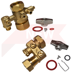 Genuine Glowworm Flexicom & Ultracom Inlet Valves 0020026411 CH Tap & 0020026413 DHW Cold Tap