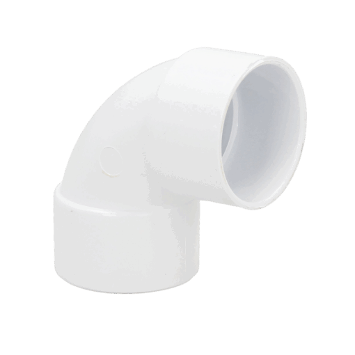 Solvent Weld Bend 90° 40mm White