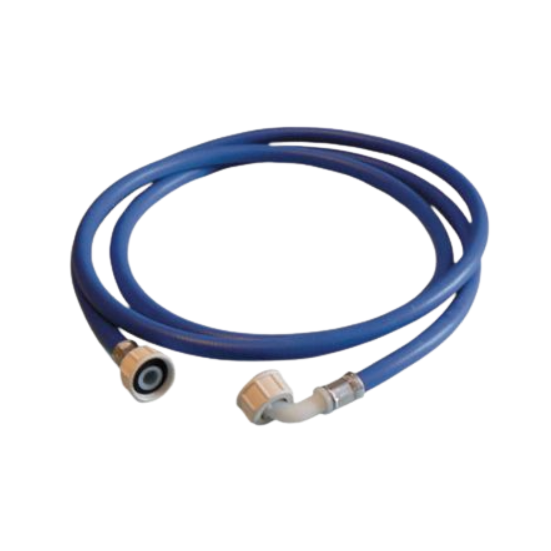 Image of blue washing machine hose 2.5M length
