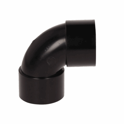 Image of Solvent Weld Bend 90° 40mm Black
