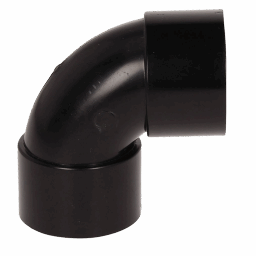Solvent Weld Bend 90° 50mm Black