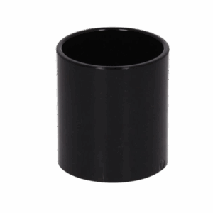 Solvent Weld Straight Coupler 50mm Black