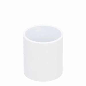 Solvent Weld Straight Coupler 40mm White