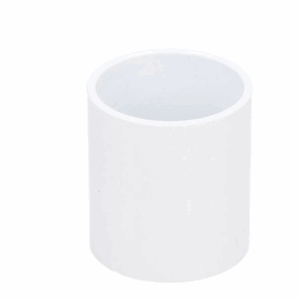 Solvent Weld Straight Coupler 50mm White