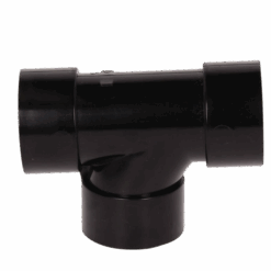 Image of Solvent Weld Tee 90° 50mm Black