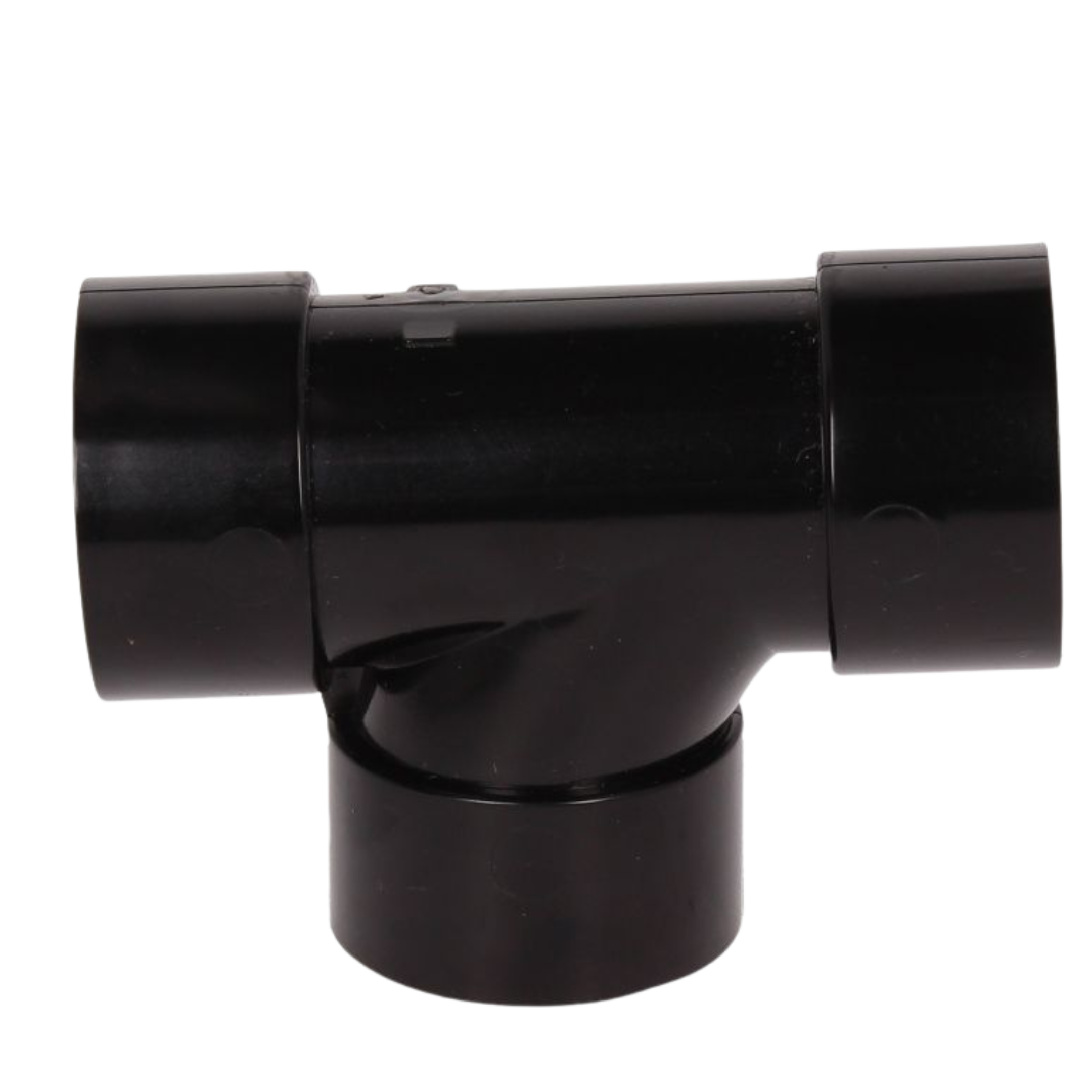 Image of Solvent Weld Tee 90° 50mm Black
