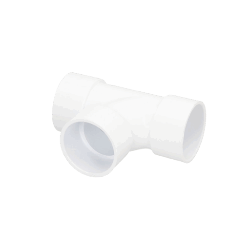 Image of Davant 40mm Solvent Weld Tee 90° White
