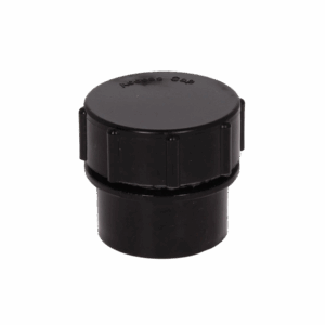 Solvent Weld Access Plug 40mm Black
