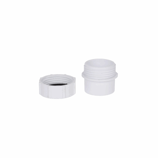 Image of 32mm white PVC plug