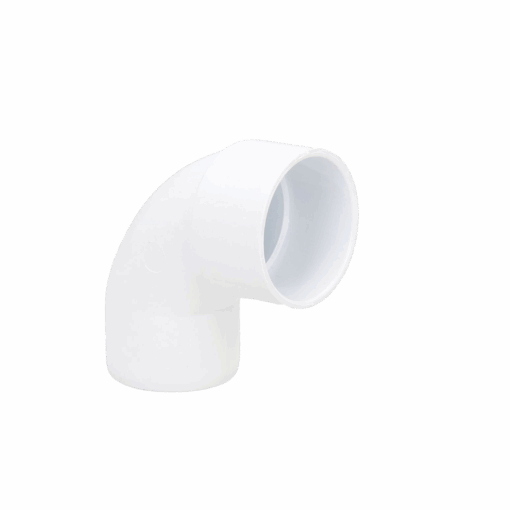 Image of Solvent Weld Sleeve Bend 90° 32mm White