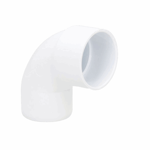 Solvent Weld Sleeve Bend 90° 40mm White