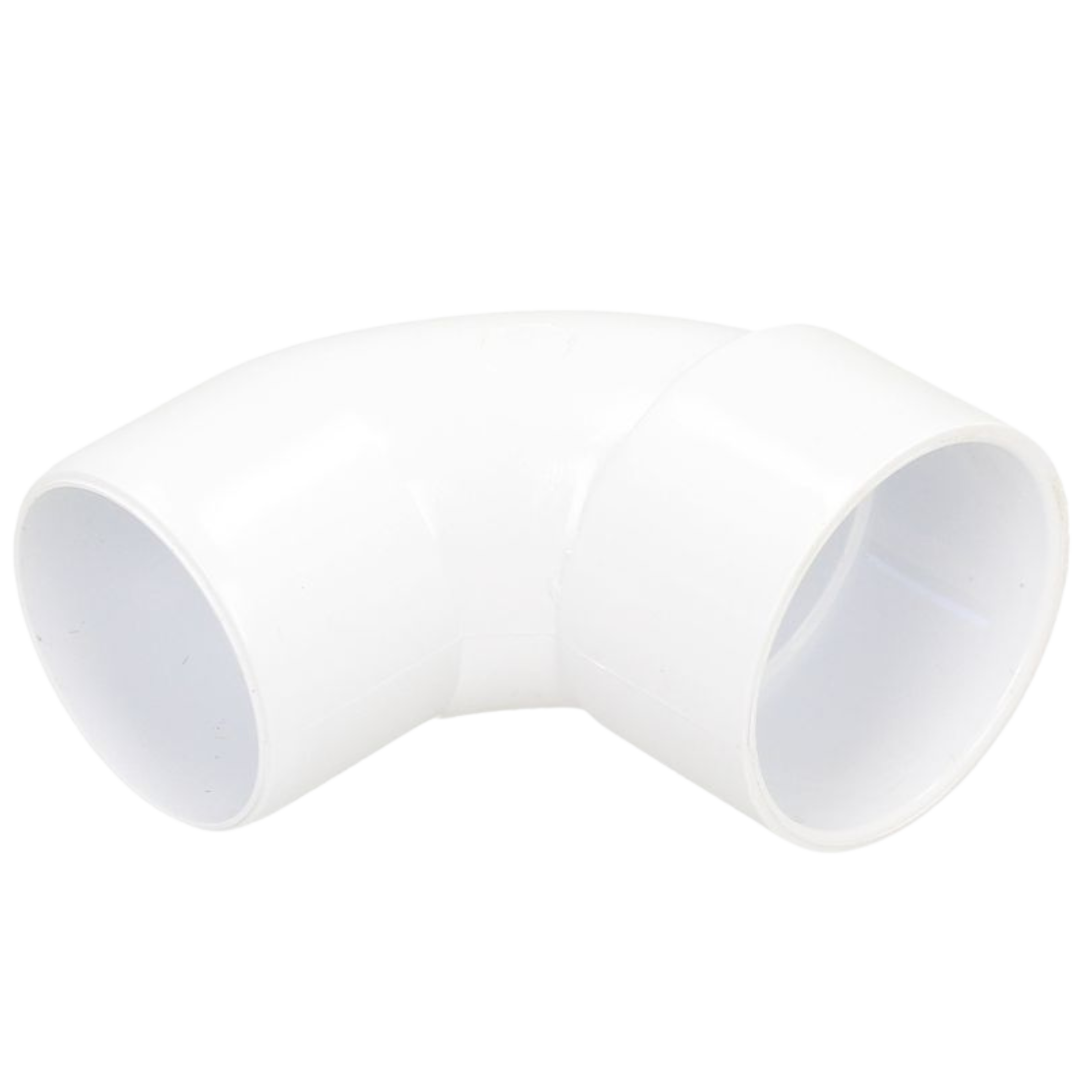Solvent Weld Sleeve Bend 90° 50mm White - Image 2