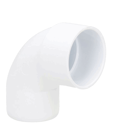 Solvent Weld Sleeve Bend 90° 50mm White
