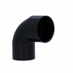 Image of Solvent Weld Sleeve Bend 90° 40mm Black