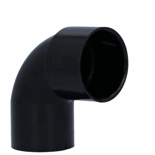 Image of Solvent Weld Sleeve Bend 90° 50mm Black