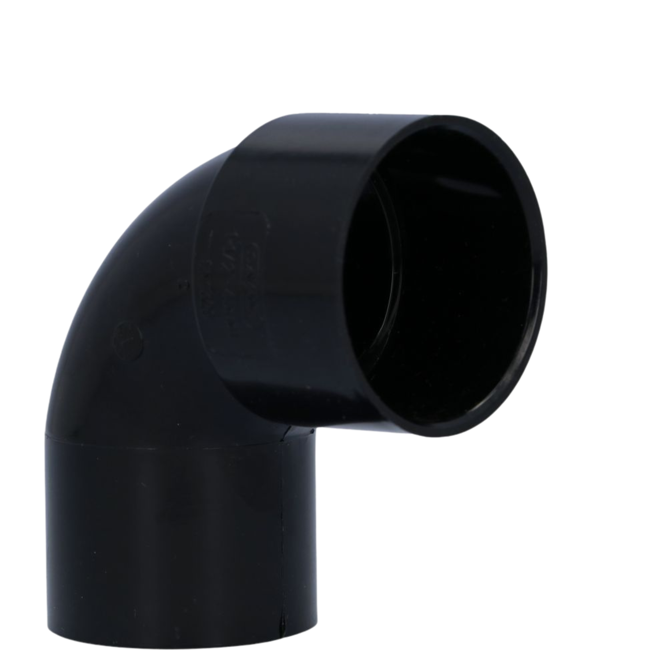 Image of Solvent Weld Sleeve Bend 90° 50mm Black