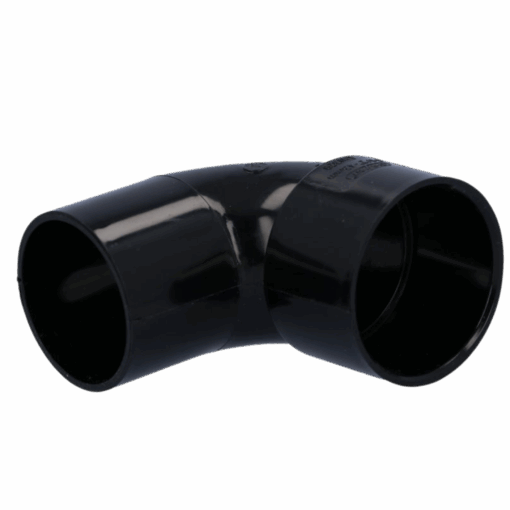 Image of Davant 50mm Solvent Weld Sleeve Bend 90° Black