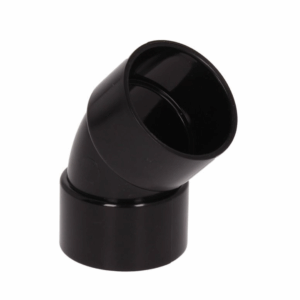 Solvent Weld Bend 45° 40mm Black