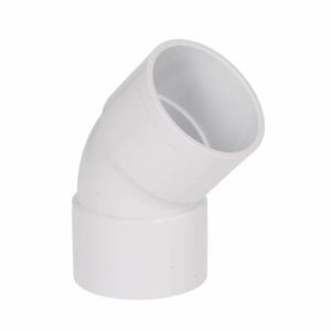Solvent Weld Bend 45° 40mm White
