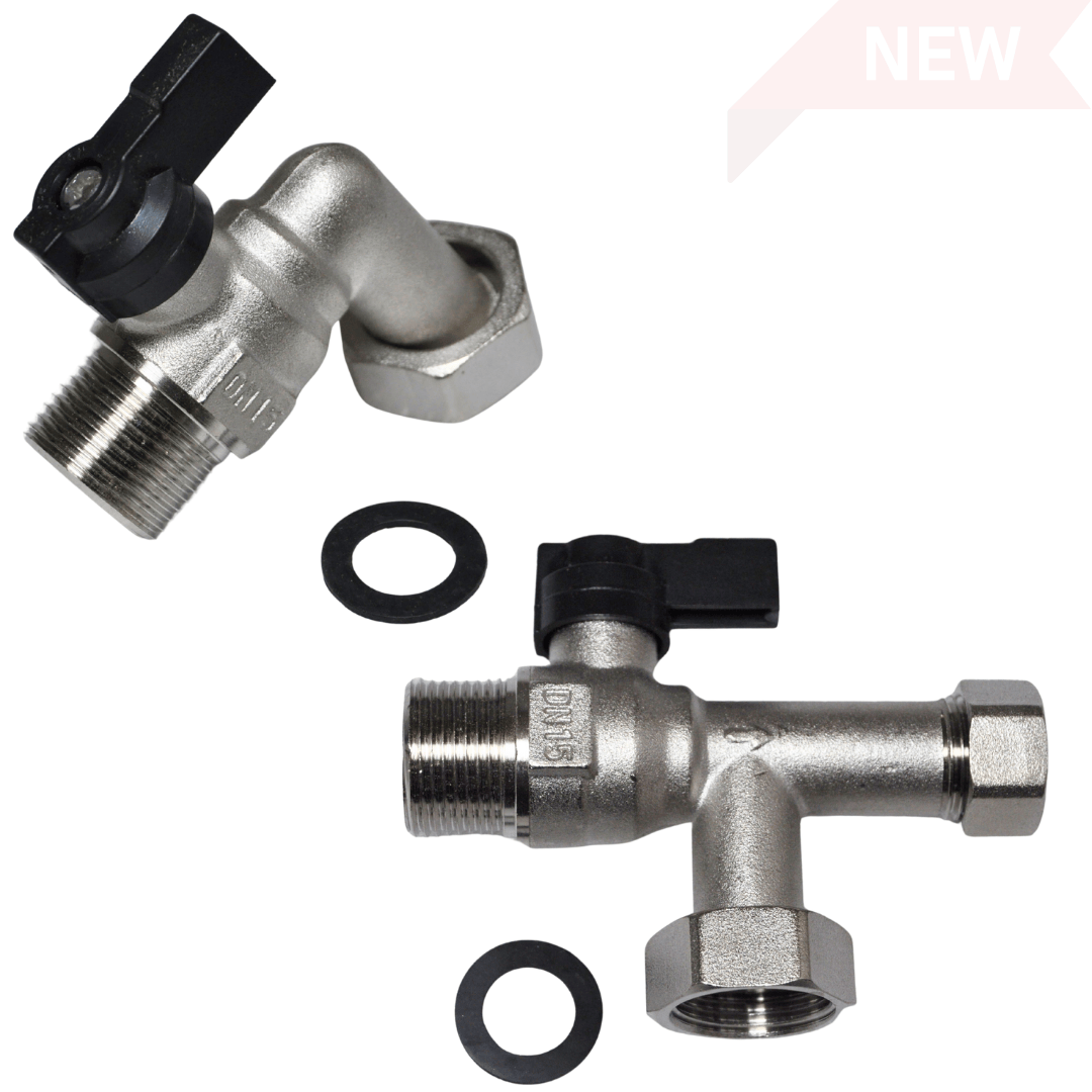 Baxi 248224 & Potterton 248225 Isolation Tap Kit (Flow & Return)