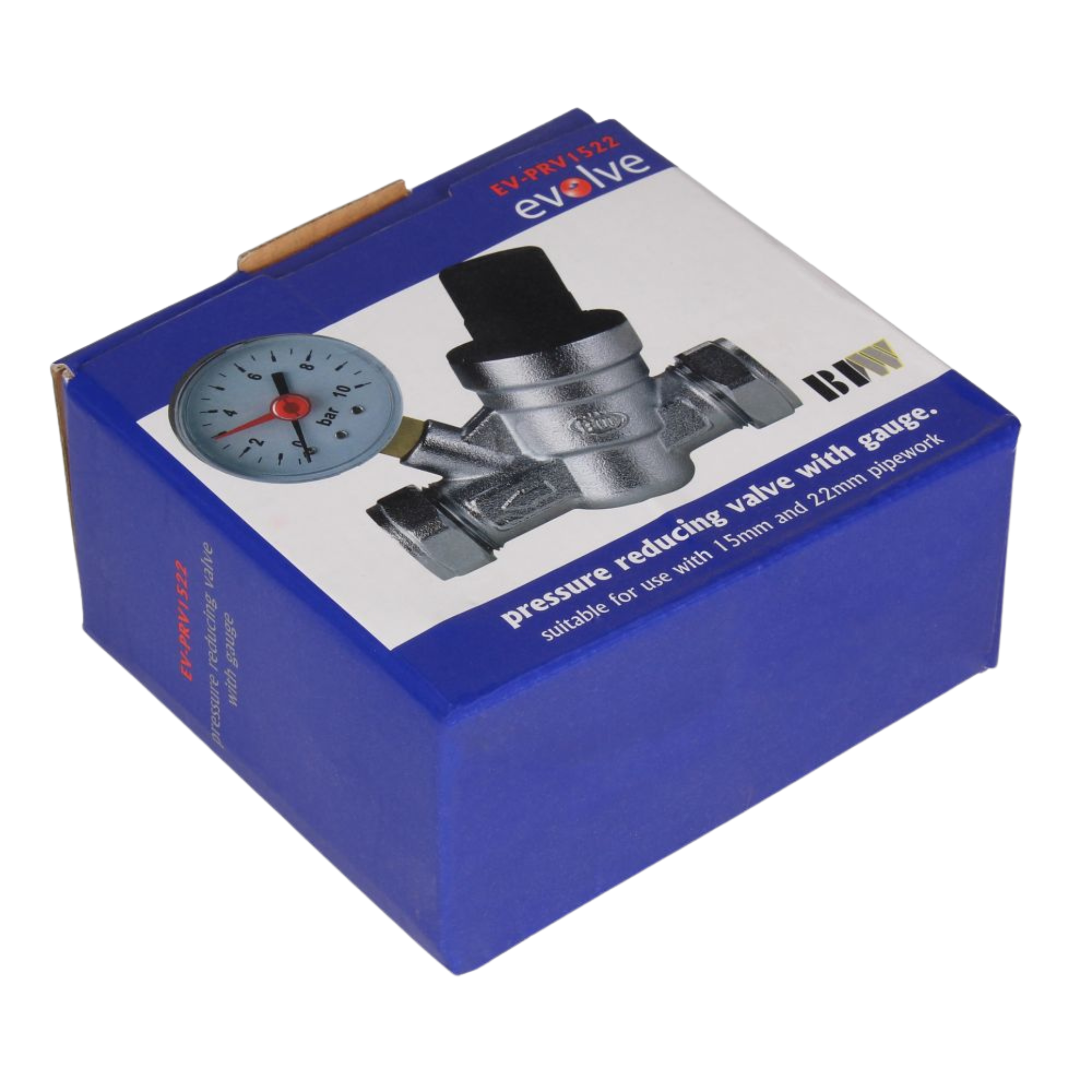 Image of Evolve 15 & 22 mm Pressure Reducing Valve c_w Gauge