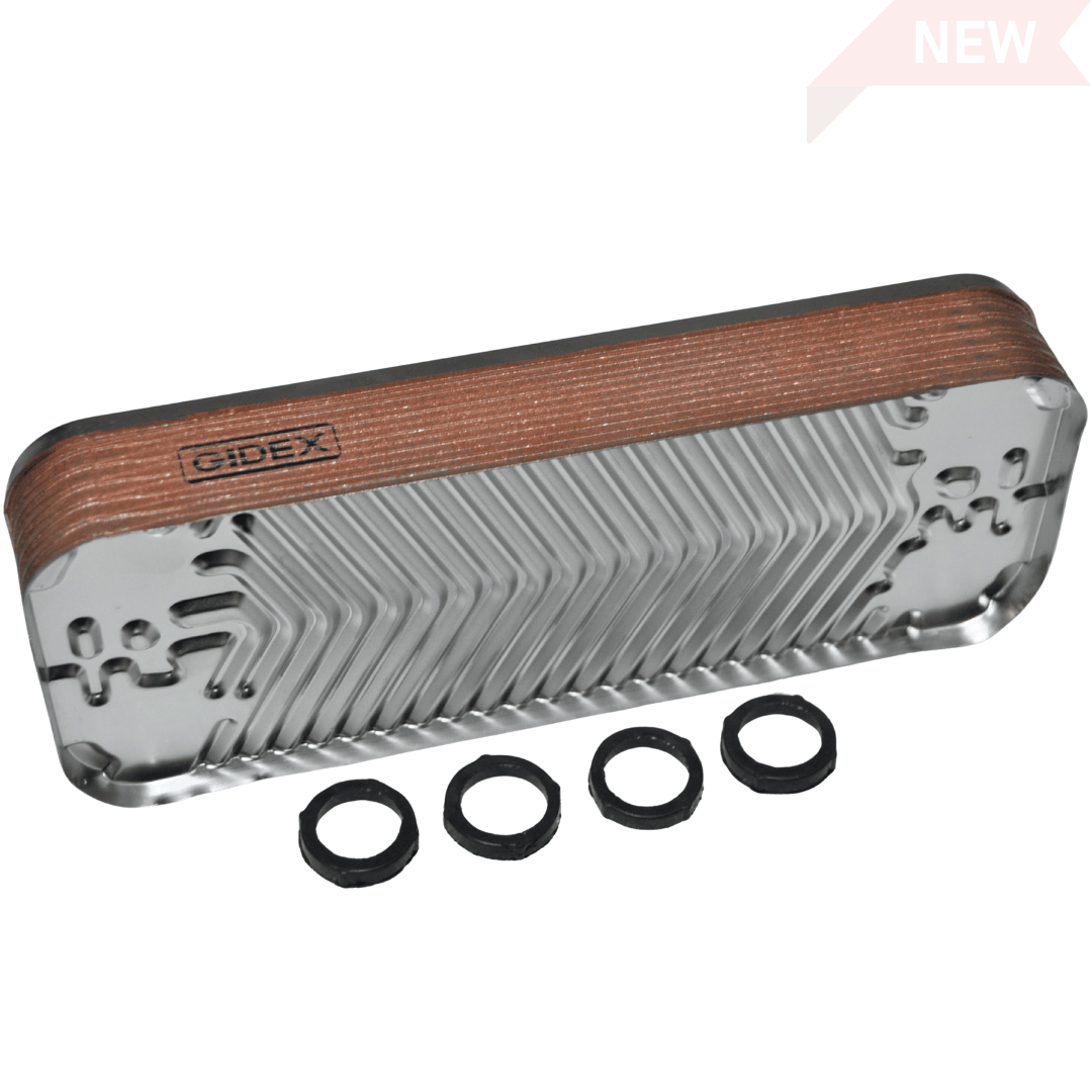 D001060234 Plate Heat Exchanger (24 kW) for Compact C24, Hydroline B24