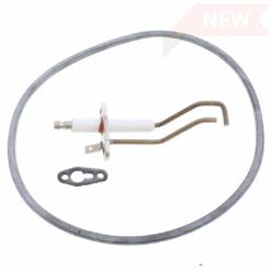 Baxi service kit contains the 7662076 flange gasket and the 7686344 ignition electrode