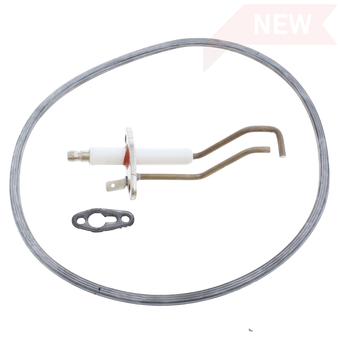 Baxi service kit contains the 7662076 flange gasket and the 7686344 ignition electrode
