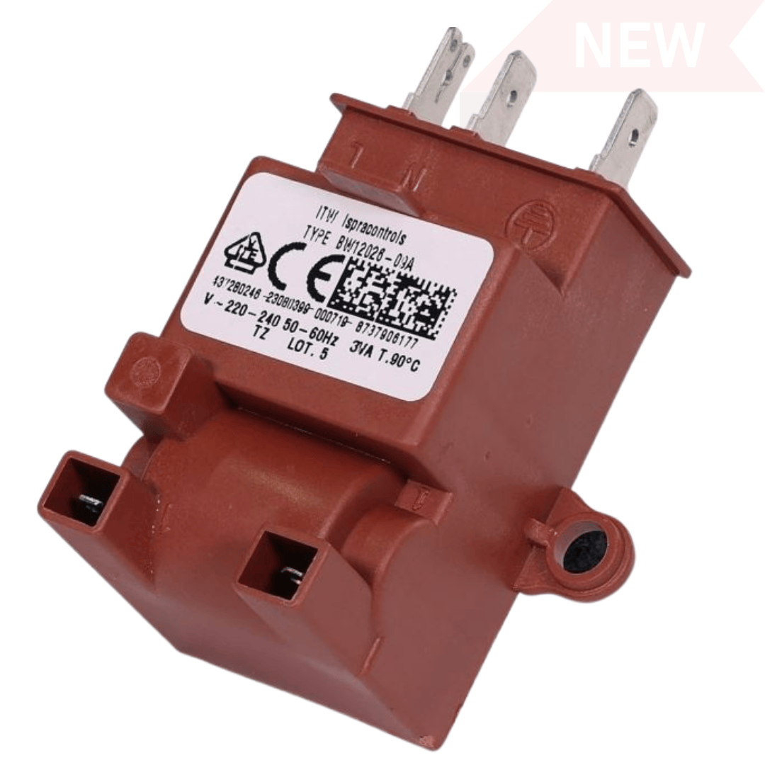 Worcester 7736700599 ignition transformer. Fits Greenstar Life, 8000 Style, 8000 Life and GR4700IW boilers