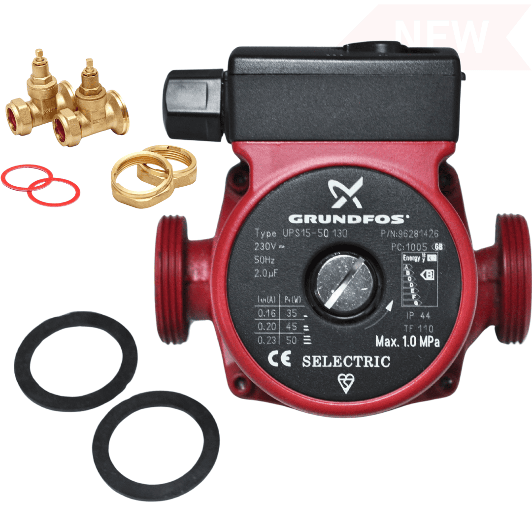 Grundfos UPS 15-50/60 (130) domestic heating circulator pump