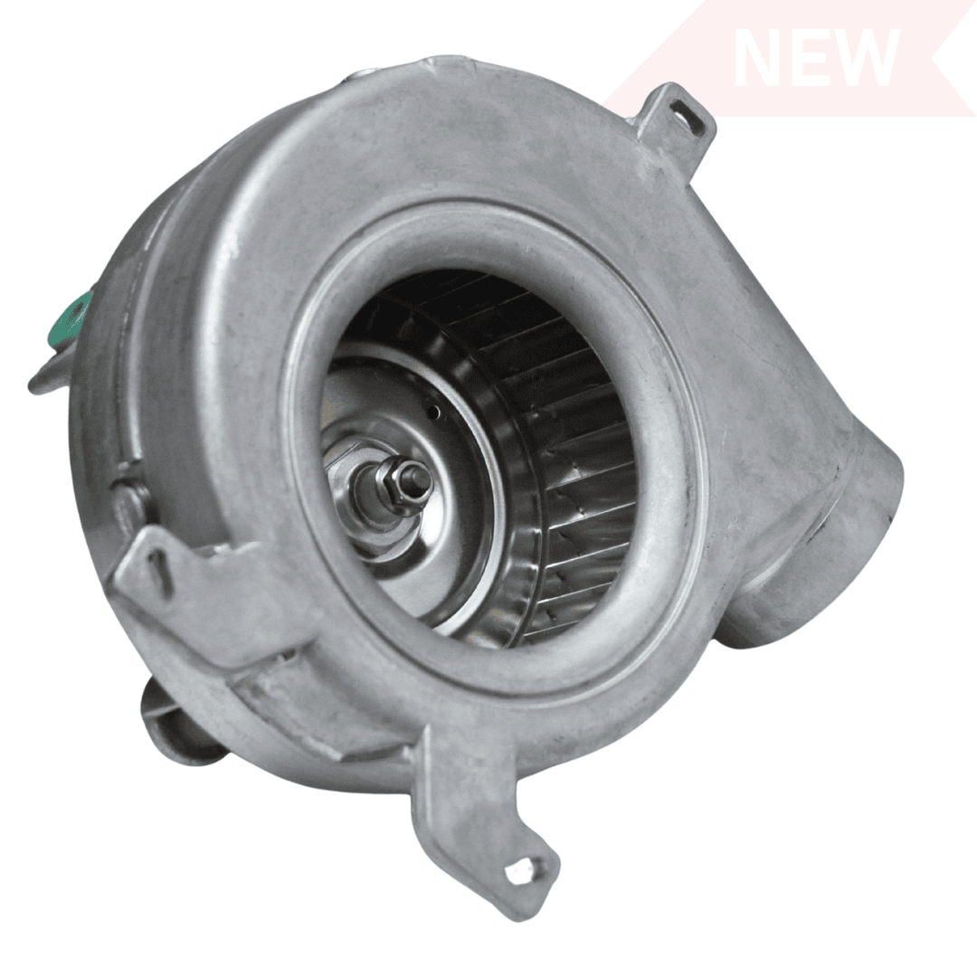 Biasi fan BI1366102. New compatible 24kW boiler fan for Garda M90F & Riva boilers