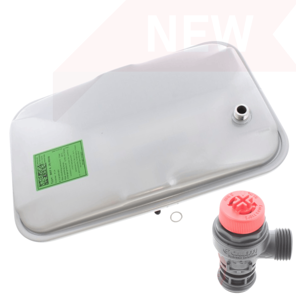 Genuine Worcester 87186506550 Expansion Vessel + PRV 87186439890