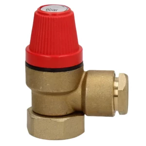6 Bar Pressure Safety Valve - Evolve Hot Water Relief Valve
