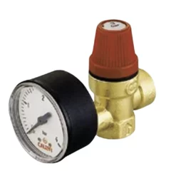 Image of 1/2" safety valve with gauge