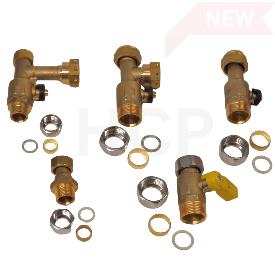 Worcester 2000, isolating valve, Worcester valve kit, CH flow valve, gas valve, cold mains valve, DHW connection, Worcester boiler parts