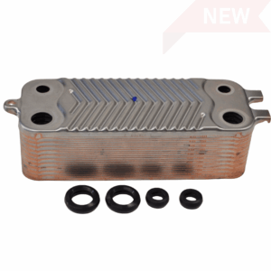 Worcester 8716119961 plate heat exchanger PHE C SH 18 ASM for selected Greenstar 4000 GR4700IW 30C boilers.