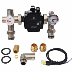 underfloor heating pump pack with A-rated UPM3 pump and blending valve
