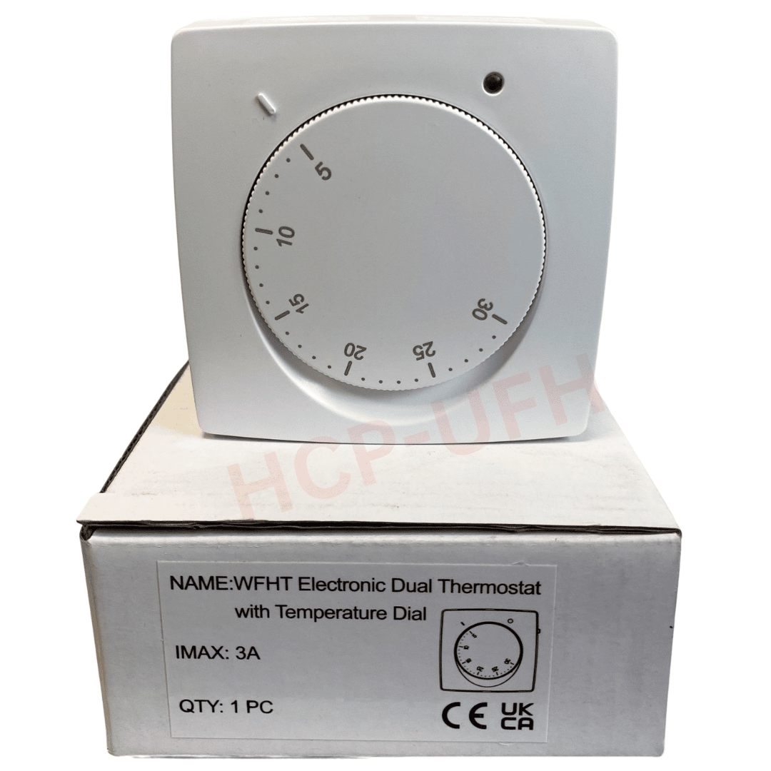 WFHT Electronic Dual Thermostat With Temperature Dial