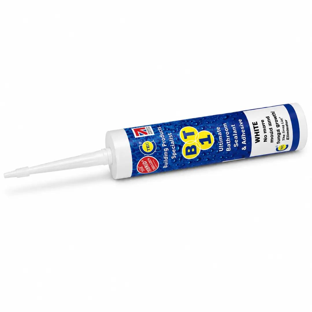 BT1 Ultimate Bathroom Adhesive & Sealant 290ml White - Image 2