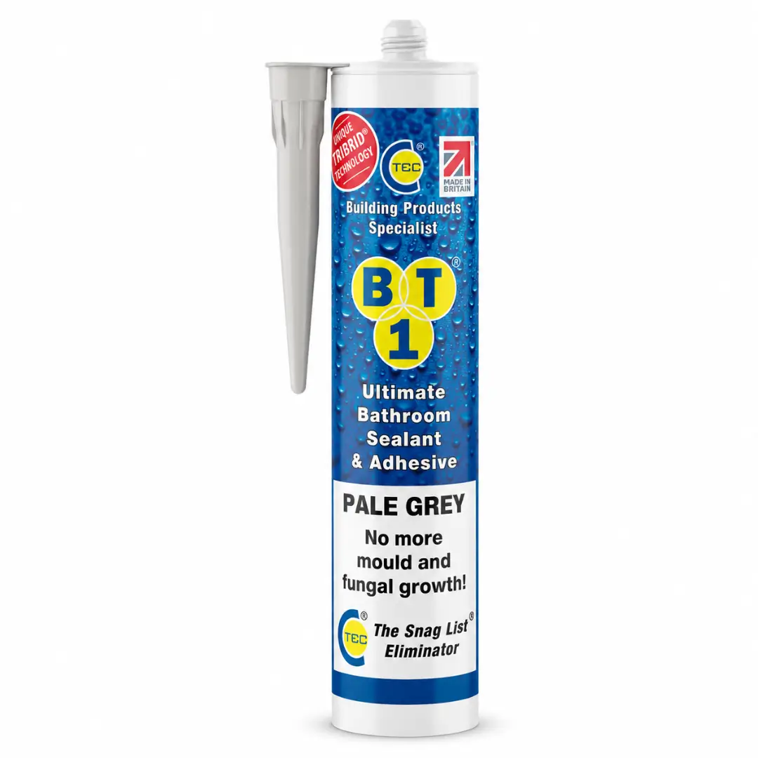 Image of BT1 Ultimate Bathroom Adhesive & Sealant 290ml Grey