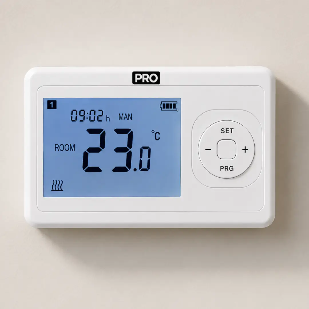 Pro Wireless Programmable Thermostat RF Room Stat LCD - Image 4