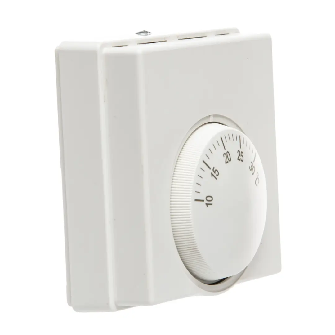 Image of STTRS1 V2 Room Thermostat 230V Dial Mechanical Stat Side View